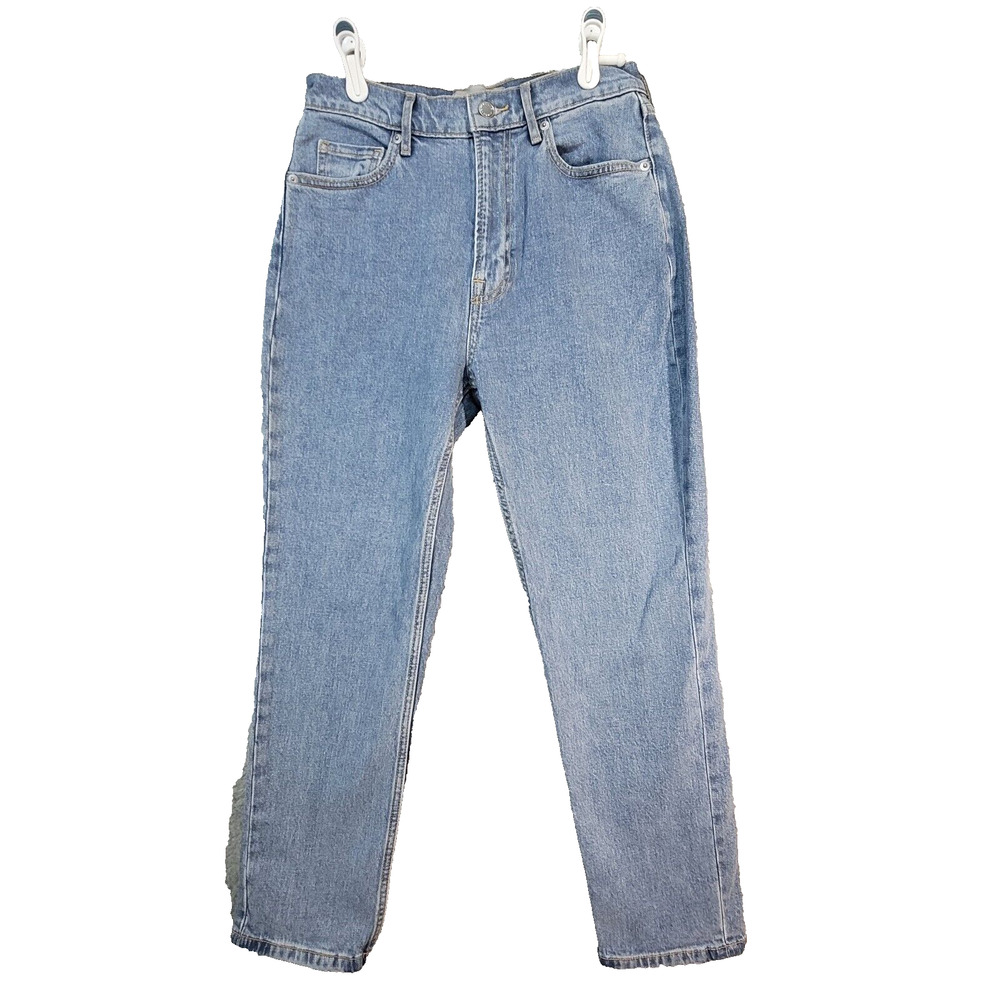 EVERLANE Original Cheeky Organic Cotton Jean Straight High Rise Crop SZ 27 NWOT